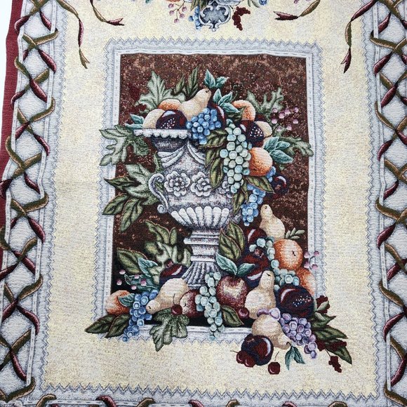 Vintage Jubilee Wall Hanging Tapestry Home Decor 35x42 in Made in USA - Picture 3 of 9